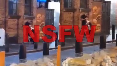 Oral Sex Video in Public! Woman Performs Sex Act on Man at Liverpool Concert Square, Randy Couple’s XXX Video Goes Viral (NSFW Warning)
